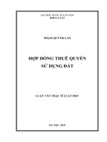 Hợp đồng thuê quyền sử dụng đất