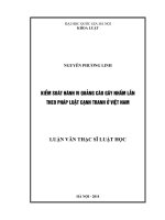 Kiểm soát hành vi quảng cáo gây nhầm lẫn theo pháp luật cạnh tranh ở Việt Nam : Luận văn ThS. Luật: 60 38 01 07