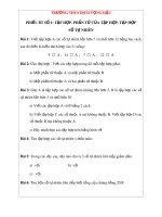 Tổng hợp phiếu bài tập môn Toán lớp 6