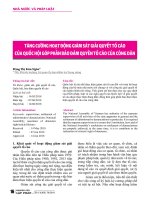 Tăng cường hoạt động giám sát giải quyết tố cáo của quốc hội góp phần bảo đảm quyền tố cáo của công dân