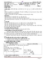 Giáo án Hình học 9 - Một số hệ thức về cạnh và đường cao trong tam giác vuông (Tiếp theo)