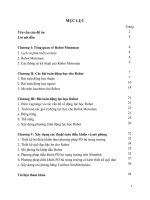 tính toán động học và mô phỏng robot motoman  