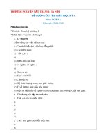 Đề cương ôn tập học kì 1 môn Toán lớp 9 năm học 2018-2019 – Trường THCS Nguyễn Tất Thành, Hà Nội