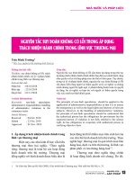 Nguyên tắc suy đoán không có lỗi trong áp dụng trách nhiệm hành chính trong lĩnh vực thương mại