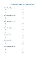 Bài tập Số học 6: Thứ tự thực hiện phép tính