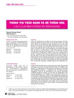 Thông tin trên mạng và hệ thống hóa các loại hình thông tin trên mạng