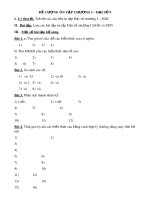Đề cương ôn tập chương 1 Đại số 9