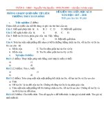 Đề kiểm tra giữa học kì 2 môn Toán lớp 6 năm học 2017-2018 - Trường THCS Xuân Đỉnh