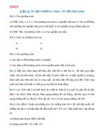 Bài tập Toán lớp 9: Phương trình bậc hai một ẩn và ôn tập học kì 2 Hình học 9