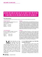 Mô hình viện kiểm sát nhân dân cấp cao nhìn từ thực tiễn tổ chức và hoạt động của các Viện Kiểm sát nhân dân cấp cao hiện nay