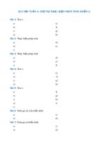 Bài tập Số học 6: Thứ tự thực hiện phép tính (Phần 2)