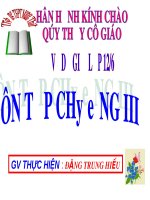 Bài giảng Giải tích 12 - Tiết 65: Ôn tập chương 3 (Đặng Trung Hiếu)