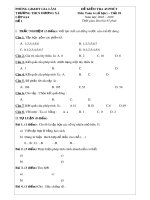 Đề kiểm tra 45 phút môn Toán lớp 6 năm học 2018-2019 – Trường THCS Dương Xá