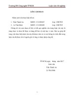 Thiết kế và thi công máy bóc vỏ trứng cút  