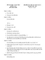 Đề kiểm tra học kì 1 môn Toán lớp 9 năm học 2016-2017 – Sở Giáo dục và Đào tạo Quảng Nam