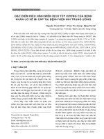 Đặc điểm kiểu hình miễn dịch tủy xương của bệnh nhân lơ xê mi cấp tại Bệnh viện Nhi Trung ương