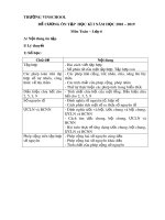 Đề cương ôn tập học kì 1 môn Toán lớp 6 năm học 2018-2019 – Trường Vinschool