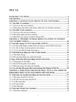 đồ án tốt nghiệp chuyên ngành Kinh Tế Vận Tải Biển