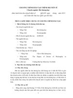 CHƯƠNG TRÌNH ĐÀO TẠO TRÌNH ĐỘ TIẾN SĨ.Chuyên ngành: Hải dương học