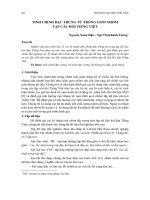 Tinh chỉnh đặc trưng từ trong gom nhóm tập câu hỏi tiếng Việt