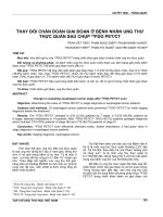 Thay đổi chẩn đoán giai đoạn ở bệnh nhân ung thư thực quản sau chụp 18FDG PET/CT