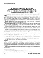 Sử dụng phương pháp tái tạo liều trong đảm bảo chất lượng kế hoạch VMAT trên hệ thống xạ trị truebeam tại Bệnh viện Ung Bướu thành phố Hồ Chí Minh