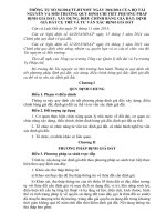 QUY ĐỊNH CHI TIẾT PHƯƠNG PHÁP ĐỊNH GIÁ ĐẤT; XÂY DỰNG, ĐIỀU CHỈNH BẢNG GIÁ ĐẤT; ĐỊNH GIÁ ĐẤT CỤ THỂ VÀ TƯ VẤN XÁC ĐỊNH GIÁ ĐẤT