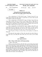 Hướng dẫn một số nội dung thực hiện chính sách chi trả dịch vụ môi trường rừng