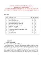 đề đọc - hiểu (phiếu học tập ) Ngữ văn 9 kì 2 có đáp án chi tiết