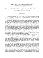 TIỂU LUẬN LÝ LUẬN CHUNG VỀ NHÀ NƯỚC