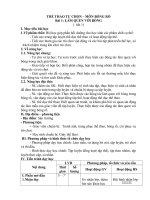 giáo án giáo dục thể chất lớp 1 bộ kết nối   chủ đề 4 tự chọn 