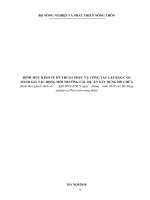 ĐỊNH MỨC KINH TẾ KỸ THUẬT PHỤC VỤ CÔNG TÁC LẬP BÁO CÁO ĐÁNH GIÁ TÁC ĐỘNG MÔI TRƯỜNG CÁC DỰ ÁN XÂY DỰNG HỒ CHỨA