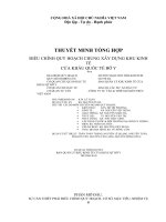 THUYẾT MINH TỔNG HỢP ĐIỀU CHỈNH QUY HOẠCH CHUNG XÂY DỰNG KHU KINH TẾ CỬA KHẨU QUỐC TẾ BỜ Y