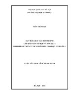 Dạy học quy tắc đếm trong các bài toán tổ hợp và xác suất nhằm phát triển tư duy phê phán cho học sinh lớp 11  