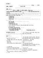 Giáo án lớp 4 tuần 3 năm học 2020-2021