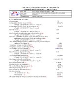 Bảng tính kiểm toán mặt đường bê tông xi măng