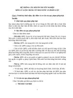 ĐỀ CƯƠNG LÝ LUẬN CHUNG NHÀ NƯỚC