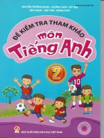 Đề kiểm tra tham khảo môn tiếng anh 2