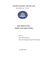 Chia thừa kế môn pháp luật đại cương