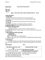 GIÁO ÁN GIÁO DỤC CÔNG DÂN LỚP 11.