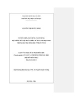 Tuyển chọn, xây dựng và sử dụng hệ thống bài tập phát triển tư duy cho học sinh trong dạy học hóa học 9 phần vô cơ 