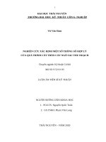 Nghiên cứu xác định một số thông số hợp lý của quá trình cắt thân cây ngô sau thu hoạch 