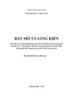Xây dựng và sử dụng bài tập liên quan đến vấn đề thực tiễn trong dạy học chương “oxi   lưu huỳnh”, hóa học 10, chương trình cơ bản theo định hướng phát triển năng lực giải quyết vấn đề cho học sinh