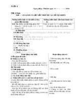 Giáo án lớp 4 tuần 4 năm học 2020-2021