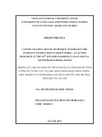 A study on using jigsaw technique to enhance the students’ interaction in group work  an action research at the 10th english majored class in son tay gifted high school, ha noi 