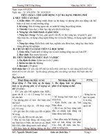 GIÁO ÁN CHỦ ĐỀ SINH HỌC 7 HKI THEO CV 3280 CỦA BỘ GD CÓ CỘT PTNL SẴN IN