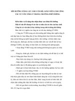 BỒI DƯỠNG NĂNG lực CHO cán bộ, GIÁO VIÊN làm CÔNG tác tư vấn tâm lý TRONG TRƯỜNG PHỔ THÔNG