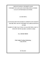 An investigation into students’ communicative needs in english the case of university of labour and social affairs 