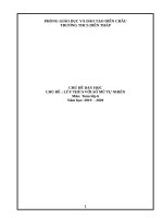 GIÁO ÁN CHỦ ĐỀ toán LỚP 6 ,7