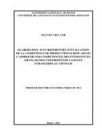 Xây dựng khung tham chiếu đánh giá năng lực viết của sinh viên 